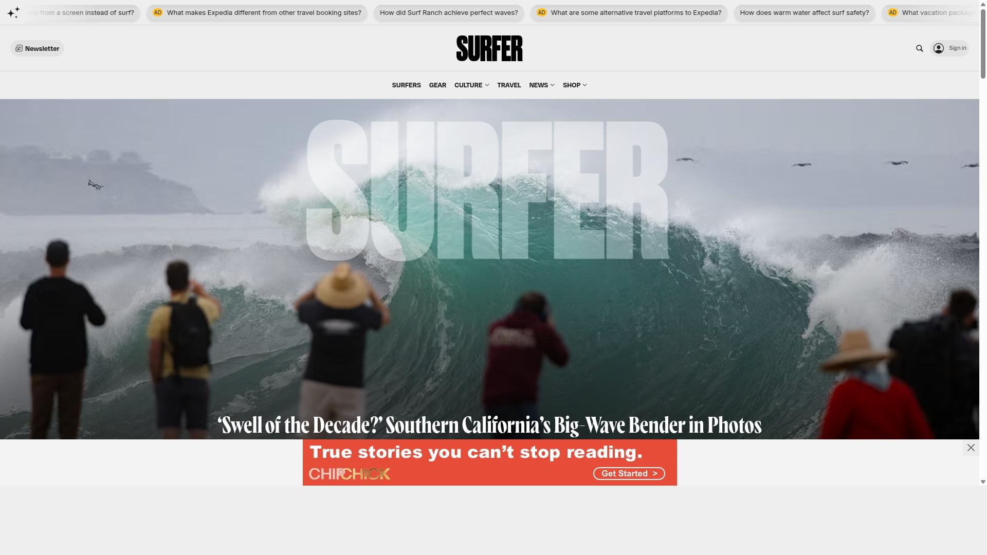 Surfer website
