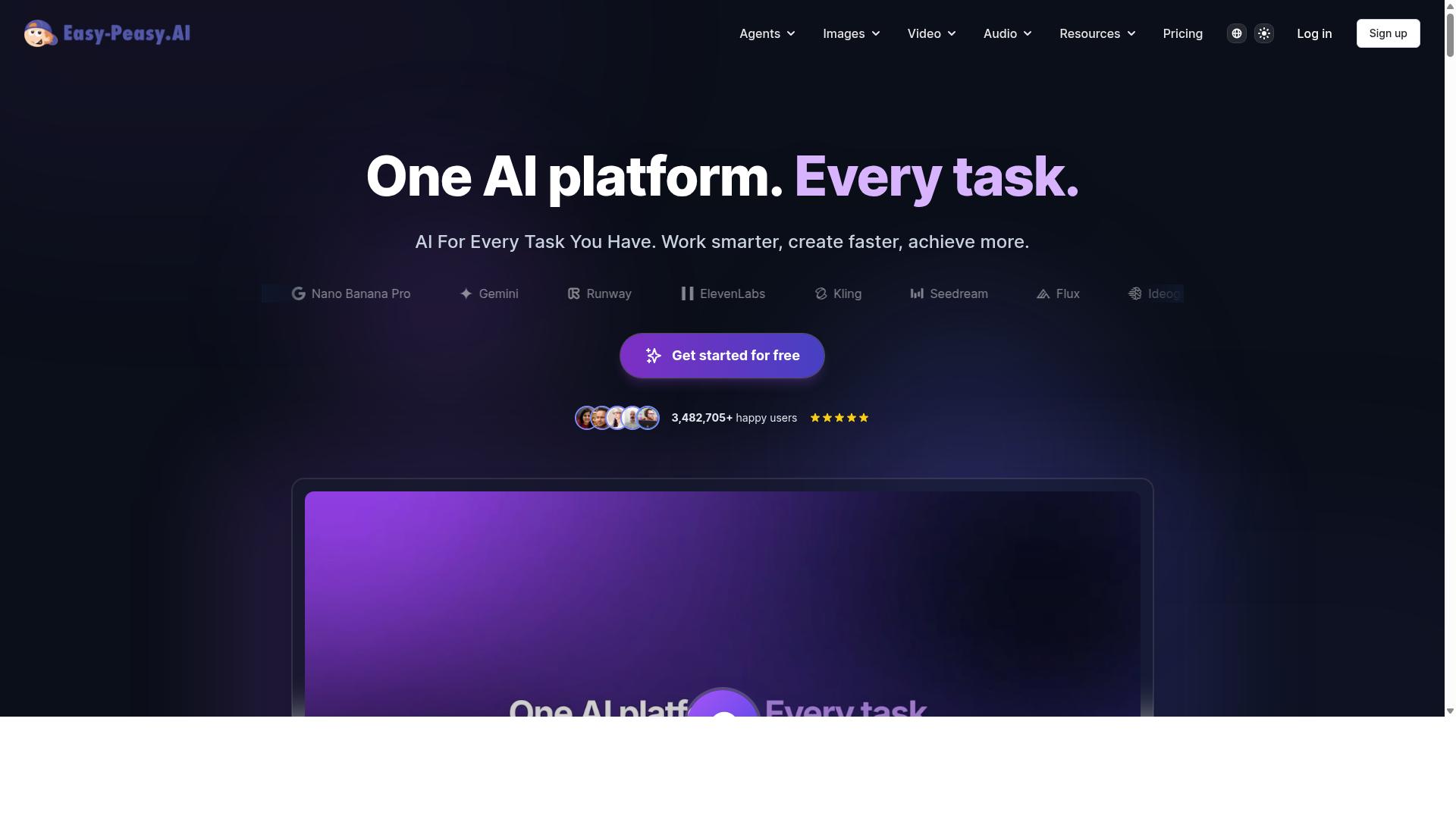 Easy-Peasy.ai website